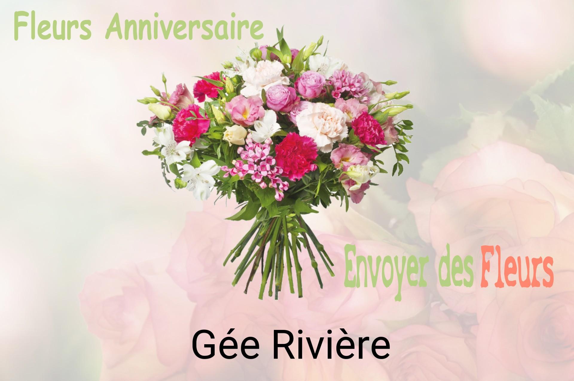 Bouquet de fleurs d’anniversaire livré à Gée-Rivière